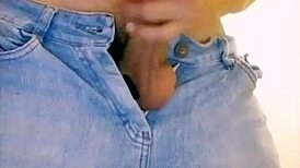 big cock gay guy masturbates on webcam with intriguing tease