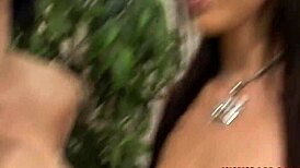 Sexy Franchezca Dominates Slutty Mindy with Strapon