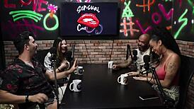 he started sucking her breasts and she confessed to eating his ass - bella mantovani and o fera