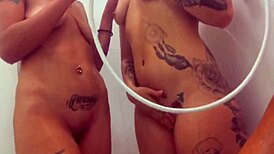 Hot Lesbian Trio Fucks In Shower - Safira Mel And Soraya Castro Go Wild!