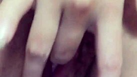 my wife feels lonely touching her wet vagina when i'm away