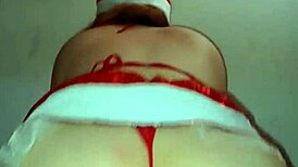 receiving christmas gift from friend's mom