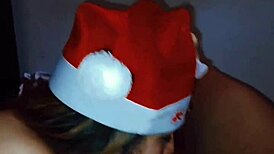 receiving christmas gift from friend's mom