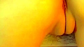 phat canadian teen pussy gets creamy doggystyle action with a big black cock toy