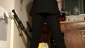 Workout Prom With Petite Natural Tits