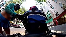 daniela at the exhibit in tlalpan, they wanted to hire her