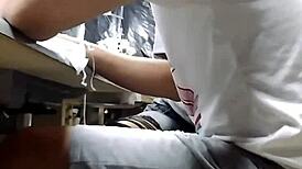 I'm scared to suck my coworker's pussy. Watch the full video and leave a comment.