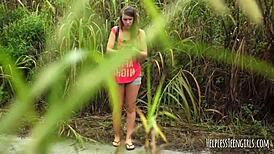 kaylee banks explores rough bdsm with bondage and spanking