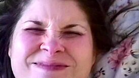 Lynnette lyons receives huge facial in intense milf compilation