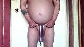 Shy Bisexual Amateur Strips Naked for Humiliating Show