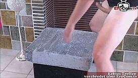 user meets german amateur teen and cums in her mouth