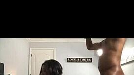 Asian Amateur Bent Over In Doggystyle With Big Black Cock