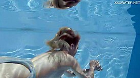 Mimi's Underwater Tattoo Tease