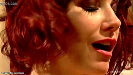 domme anal fucks busty milf lesbian with choking and whipping