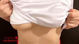 Juliehot33 Slaps Her Curvy Ass Playfully