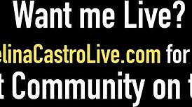 angelina castro shows her phat ass pussy on webcam.