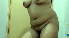 Dancing Lady Performs Solo Routine