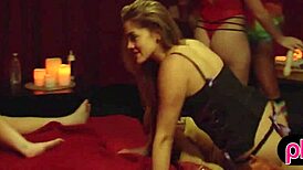 Curious Beginner Swinger Couple Dives into Wild Group Action