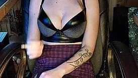 Mature Asian Woman Receives Cigarette While Smoking Naked