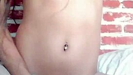 Transsexual Woman Plays Alone In Crossdressing Outfit