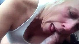 Milf Step Mom Helps in Front Seat