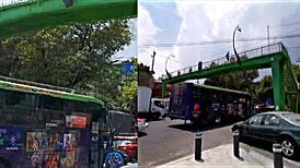 daniela at the exhibit in tlalpan, they wanted to hire her