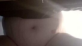 BBW DOGGY STYLE from BELOW with BIG TITS