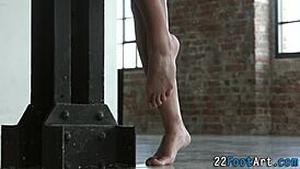 Babes tease feet with big cocks 😍