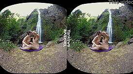 Yanks beauty sierras reaches wet orgasm in vr video