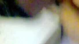 the white girl prepares to swallow the big cock