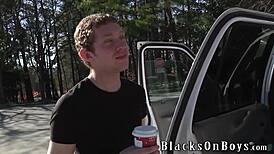 Alex Grey's ass drilled by black guy! 😈