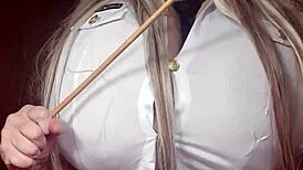 you see susi in a police fetish scene with big tits