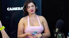 A Gostosa White Fairy Returns for Wild Anal Action on Podcast. She Strips Down for Raw Amateur Fun.