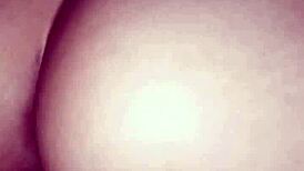 my husband arrives with his hard cock and i suck it right away