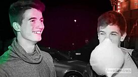 Two Cute Twinks Fucking Outdoor