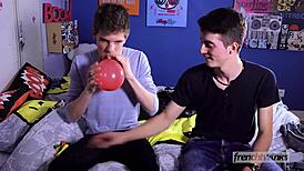 Two Cute Twinks Fucking Outdoor