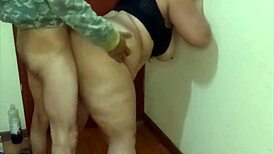 Woman Records Herself Touching While Riding Monster Cock