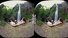 Yanks beauty sierras reaches wet orgasm in vr video