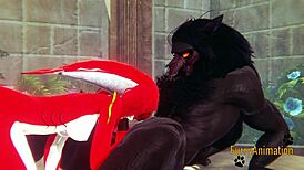 Zelda Furry Hentai with Intense Japanese Handjob and Creampie