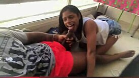 Brazilian Woman Visits Black Friend For Intense Monster Cock Action