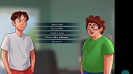 Summertime Saga 53: The neighbour's TITS ARE AMAZING to watch.