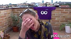 MINNIE MOUTH SCREAMS LOUDLY DURING BENT OVER DEEPTHROAT FUCK