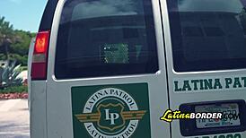 brunette milf with tattoos rides big cock hard