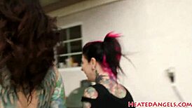 Curvy goth girl, did you spray cum on her big tits?