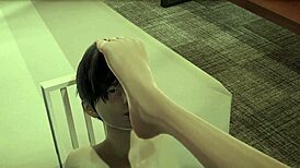 Asuka Tsundere Feet Bondage Teen Cumshot