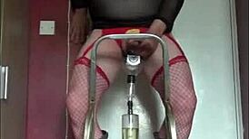 Drink my own piss and cums mark wright sissy crossdressing enjoys drinking