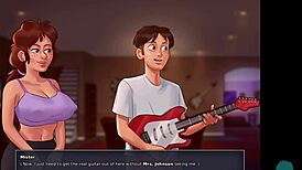 Summertime Saga 53: The neighbour's TITS ARE AMAZING to watch.