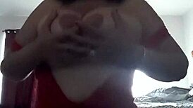 sexy hot and juicy natural tits on the bed