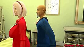 Master Roshi Fixes Sakura's Ass