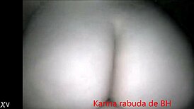 Watch Karina Rabuda, that naughty Brazilian from BH, riding hard!